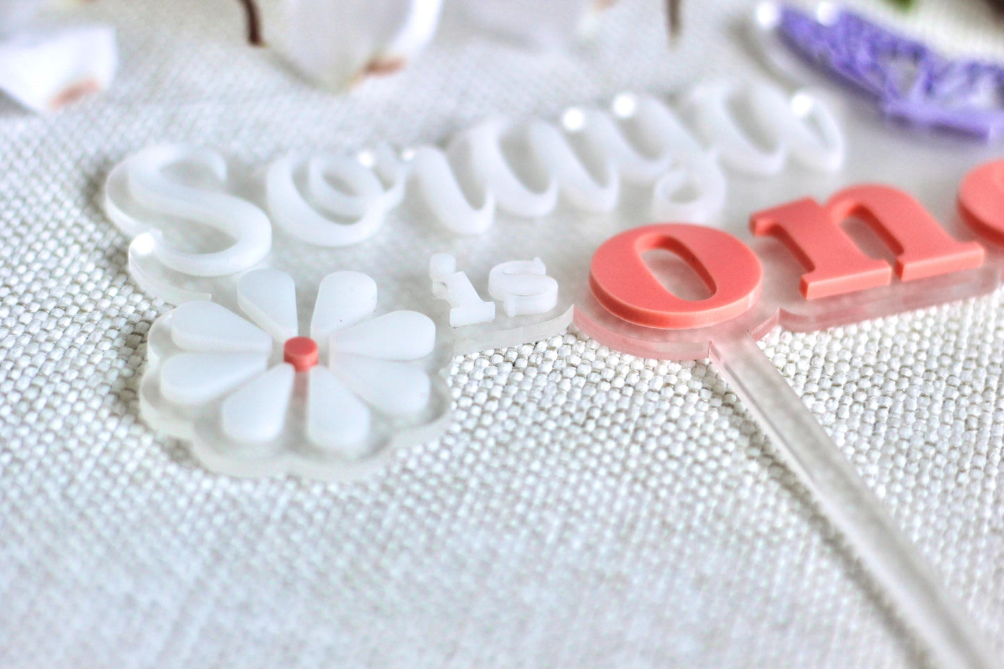 Custom Cake Topper Birthday Cake Topper Baby’s First Birthday