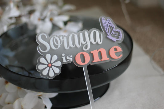 Custom Cake Topper Birthday Cake Topper Baby’s First Birthday