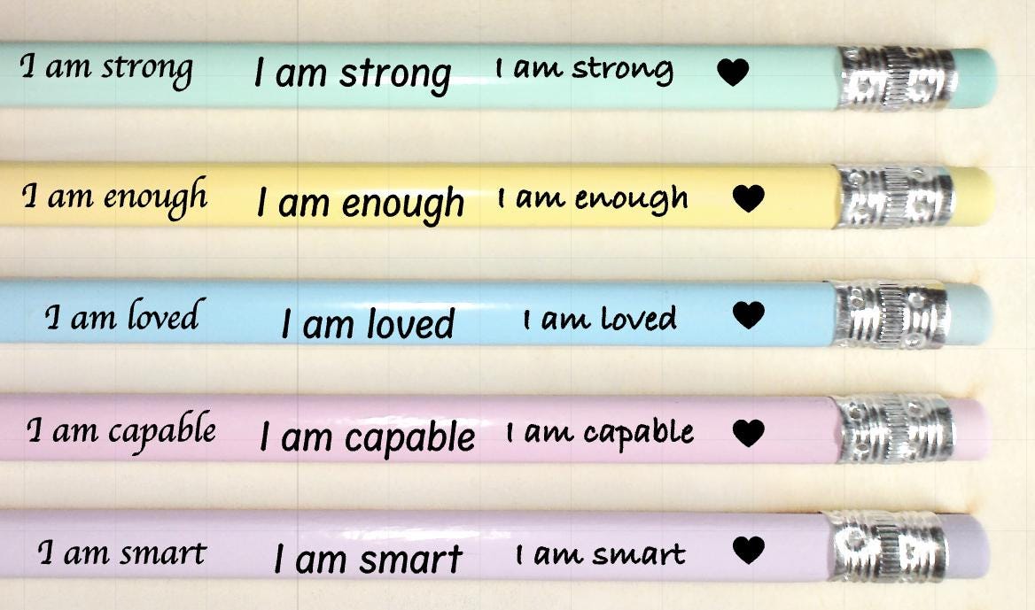Personalized Pencils Engraved Message or Name