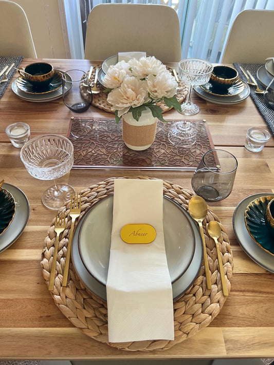 Personalized Engraved Acrylic Place Cards