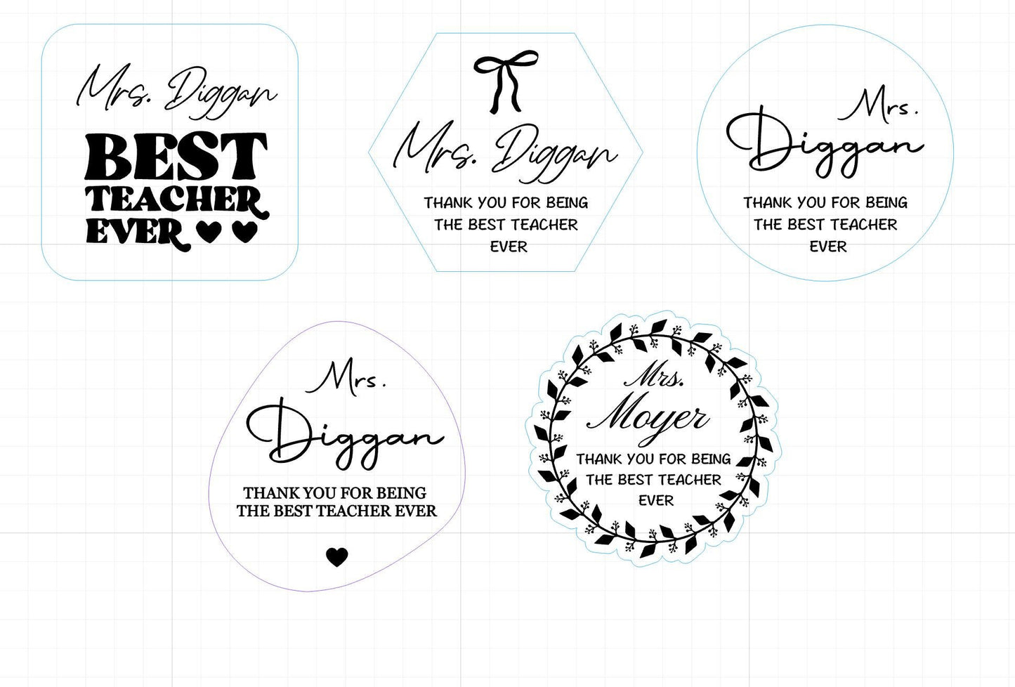 Personalized Teacher Gift Teacher Appreciation