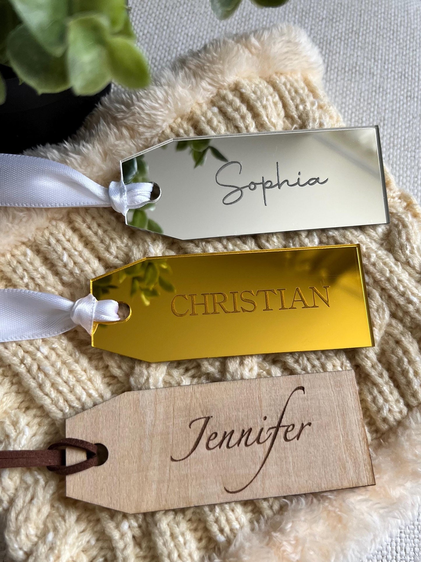Personalized Gift Tag Basket Name Tag