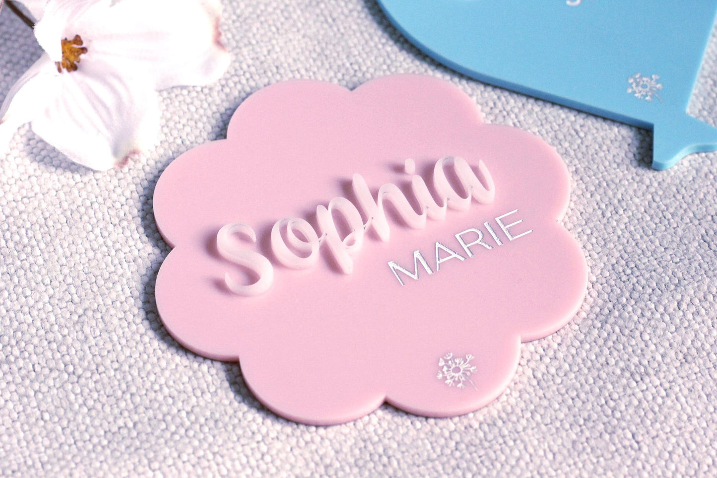 Newborn Name Plaque Photo Prop