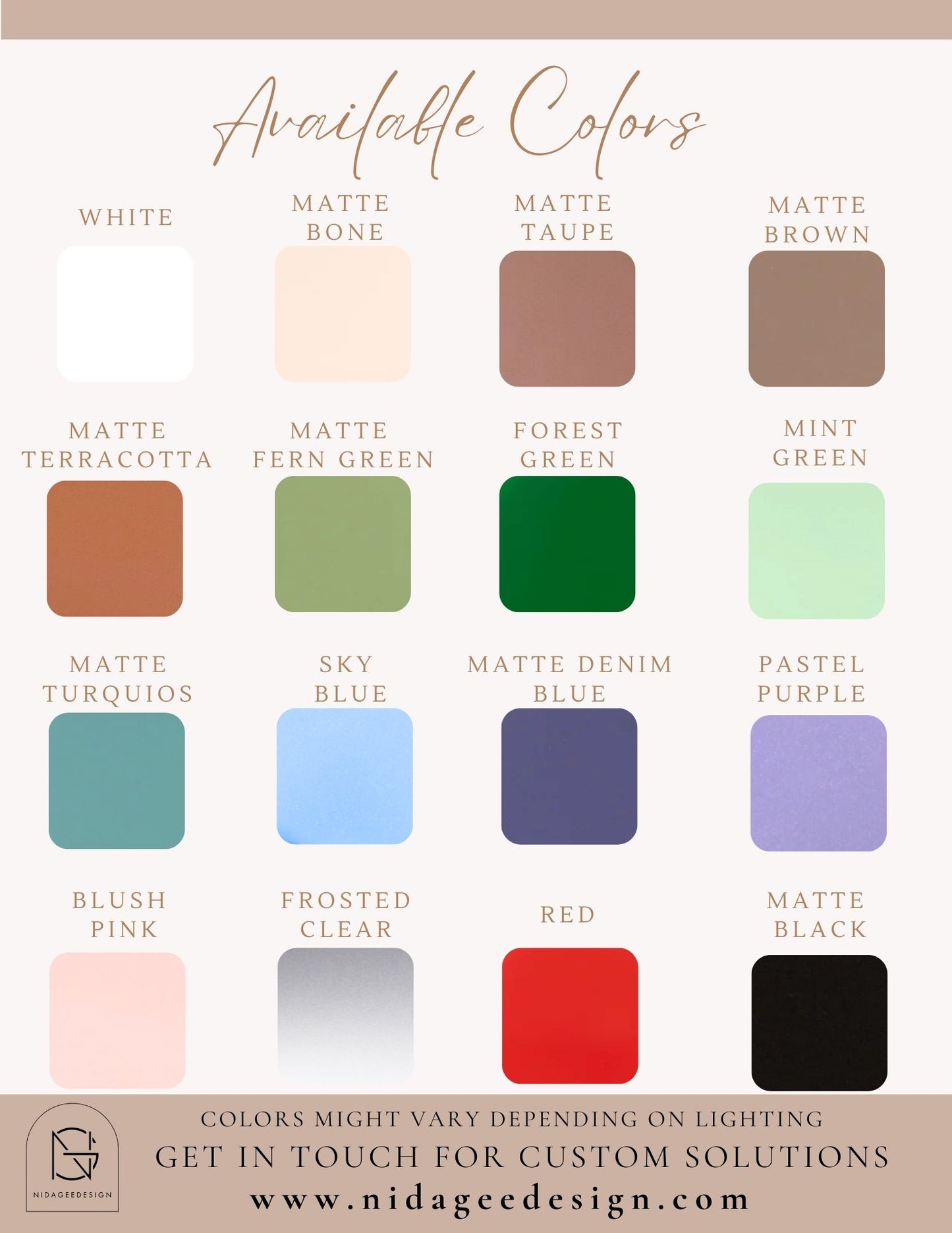 Interchangeable menu sign with extra magnet pieces