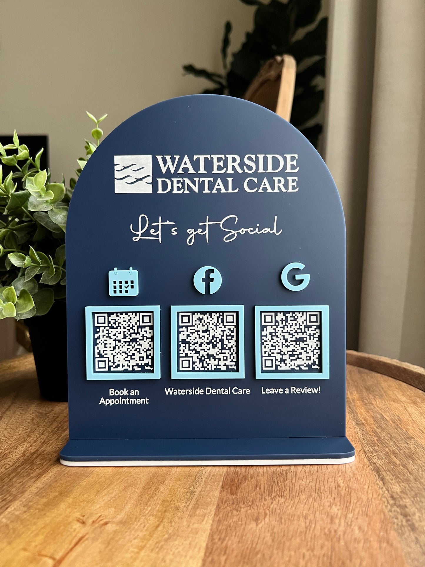 Multi QR Code Business Sign