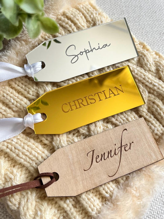 Personalized Gift Tag Basket Name Tag