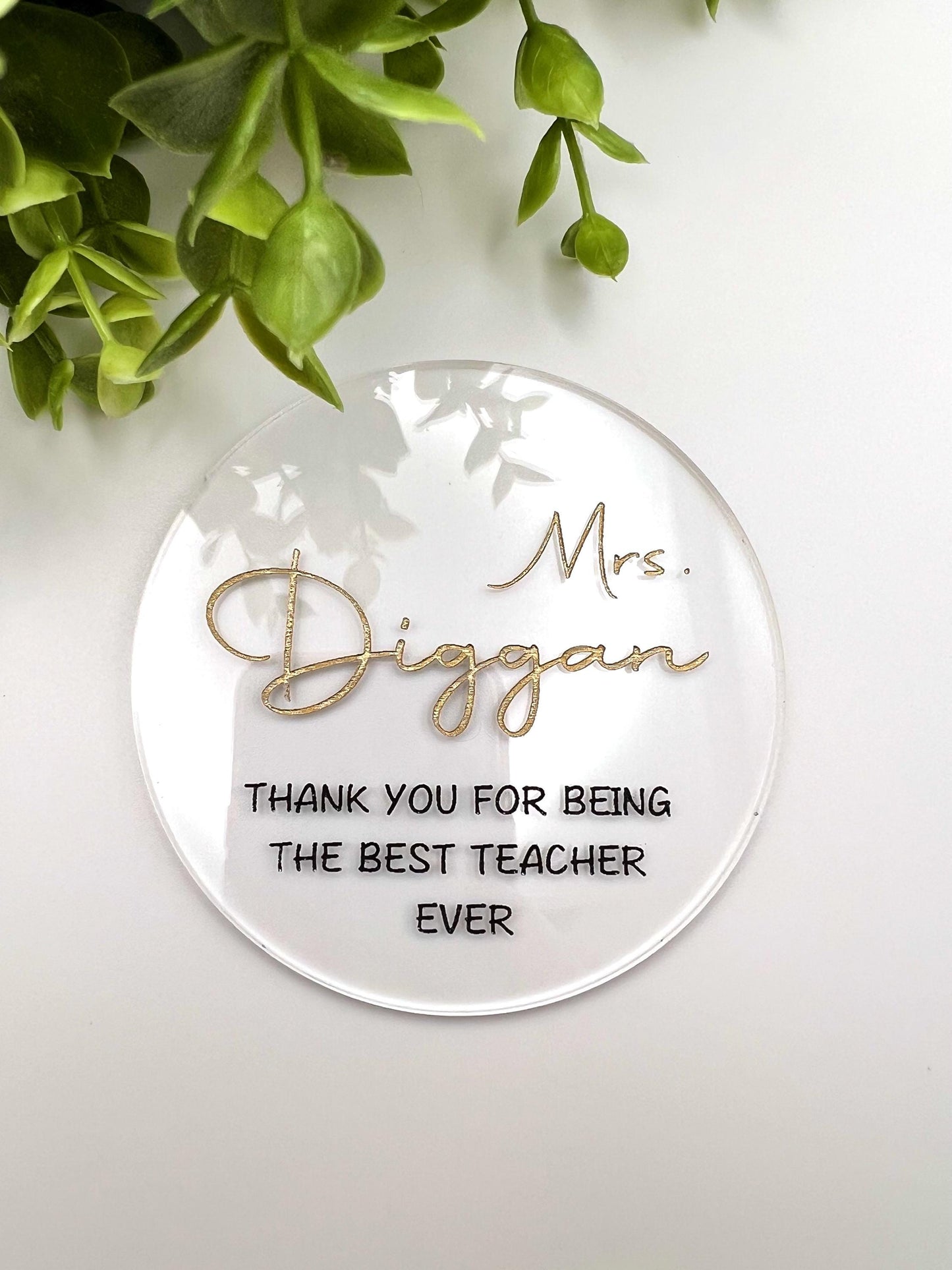 Personalized Teacher Gift Teacher Appreciation