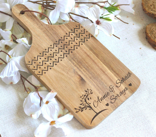 Personalized Acacia Wood Charcuterie Board