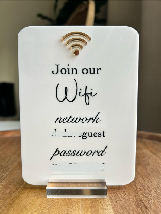 Wifi Sign Join our Wifi Sign