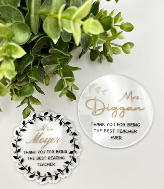 Personalized Teacher Gift Teacher Appreciation