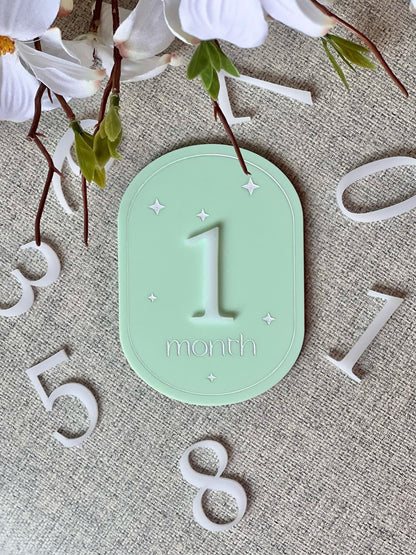 Baby Milestone Cards Newborn Baby Gift