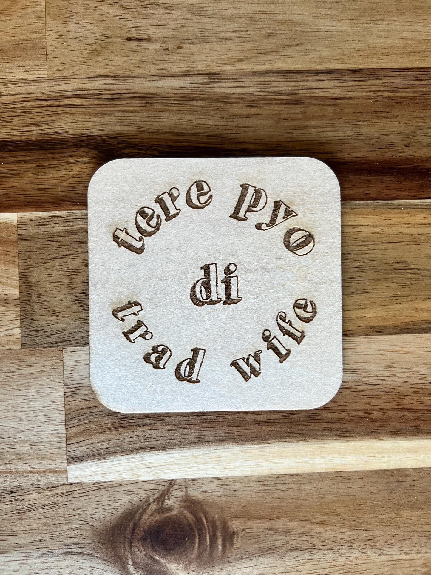 Funny Punjabi Gen Z Coasters