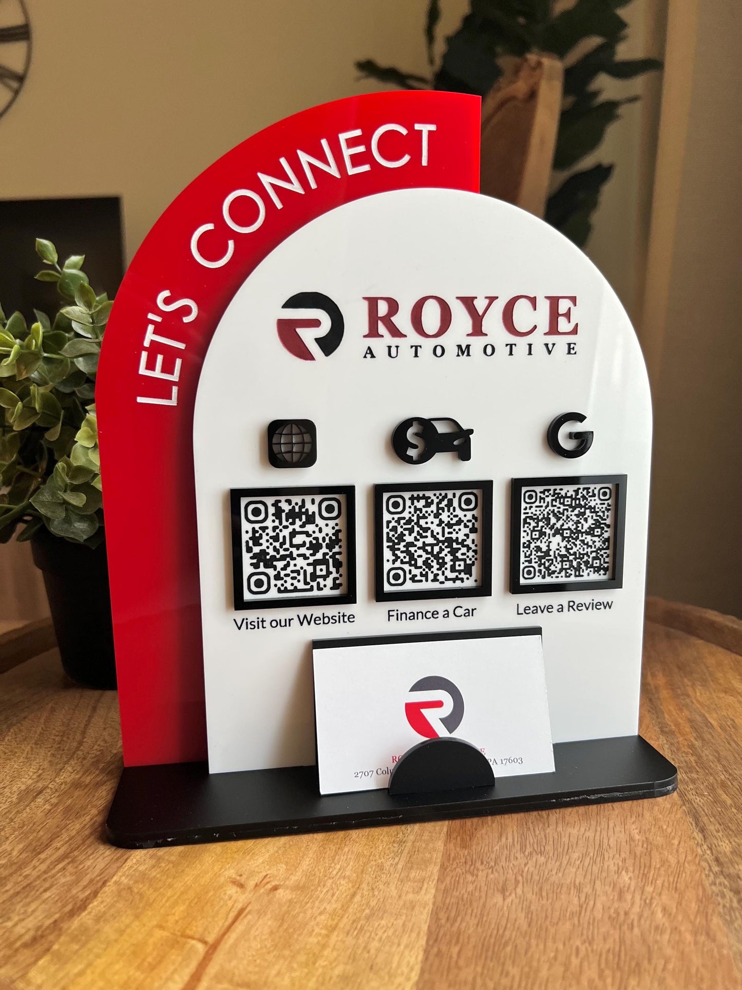 Multi QR Code Business Sign