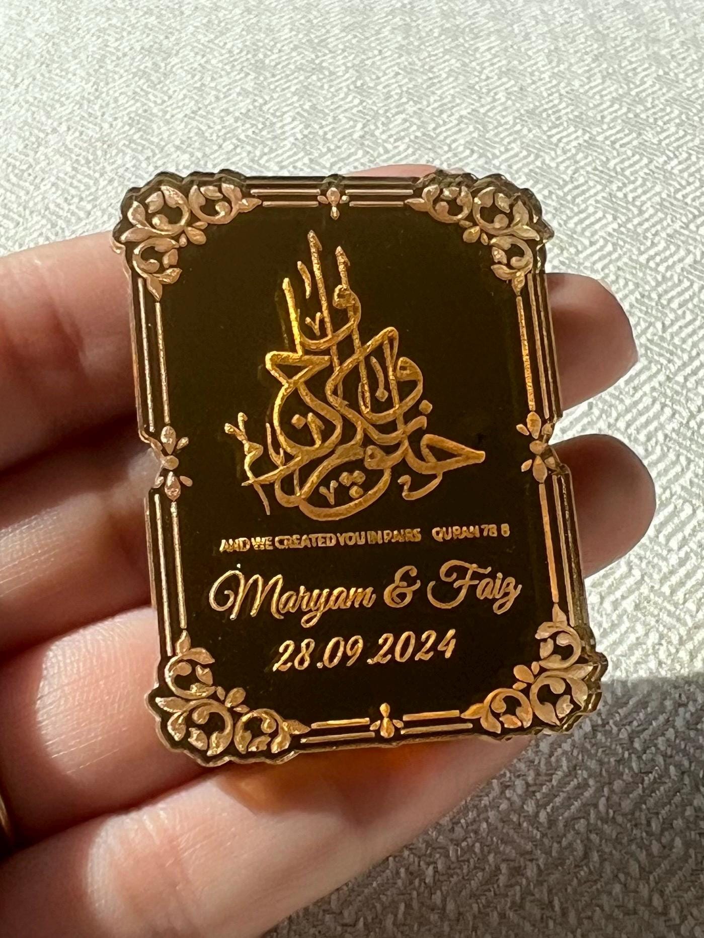 Personalized Islamic Wedding Favors