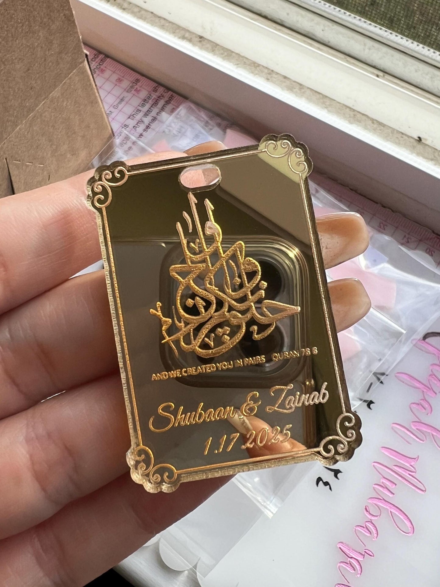 Personalized Islamic Wedding Favors