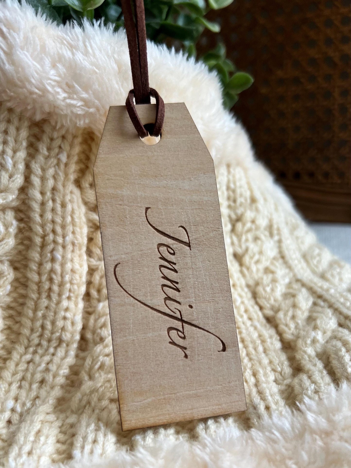 Personalized Gift Tag Basket Name Tag