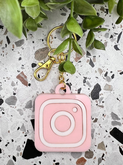 QR Code Keychain Custom QR Business Card Keychain Social Media QR Code Key Charm Personalized Acrylic Keychain