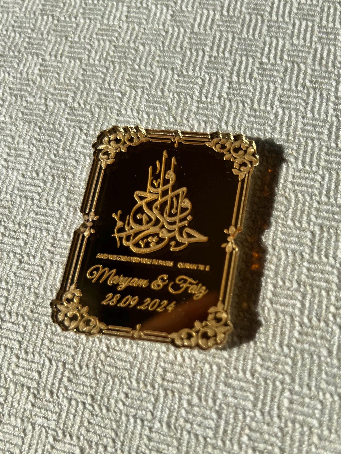 Personalized Islamic Wedding Favors