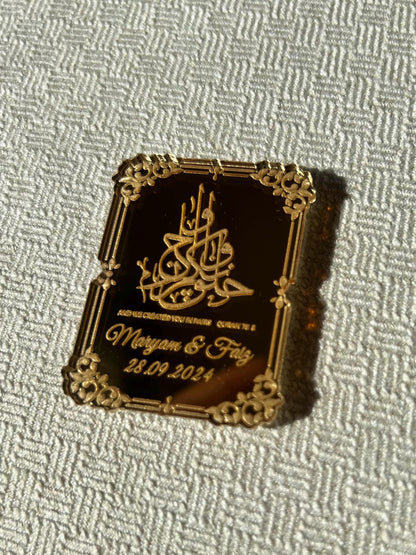 Personalized Islamic Wedding Favors