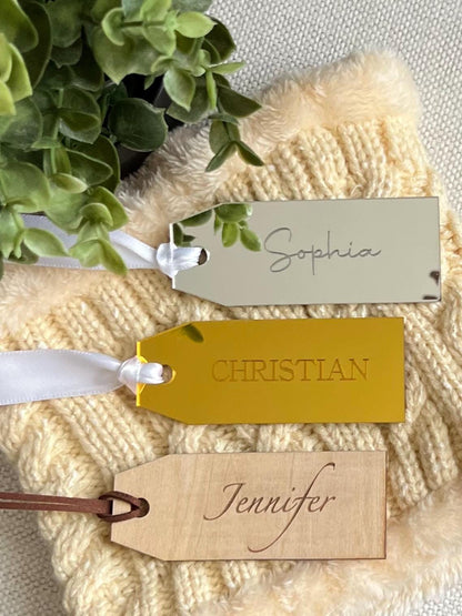 Personalized Gift Tag Basket Name Tag