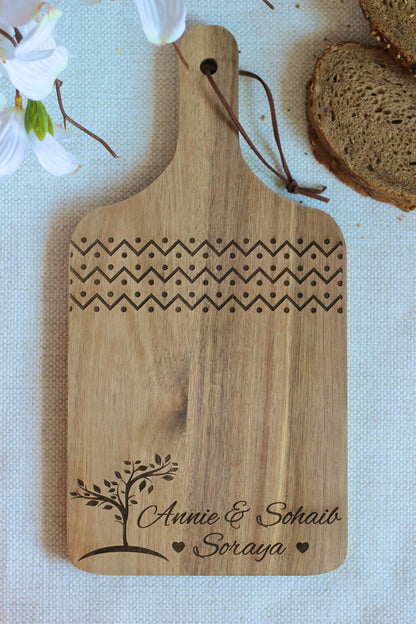 Personalized Acacia Wood Charcuterie Board