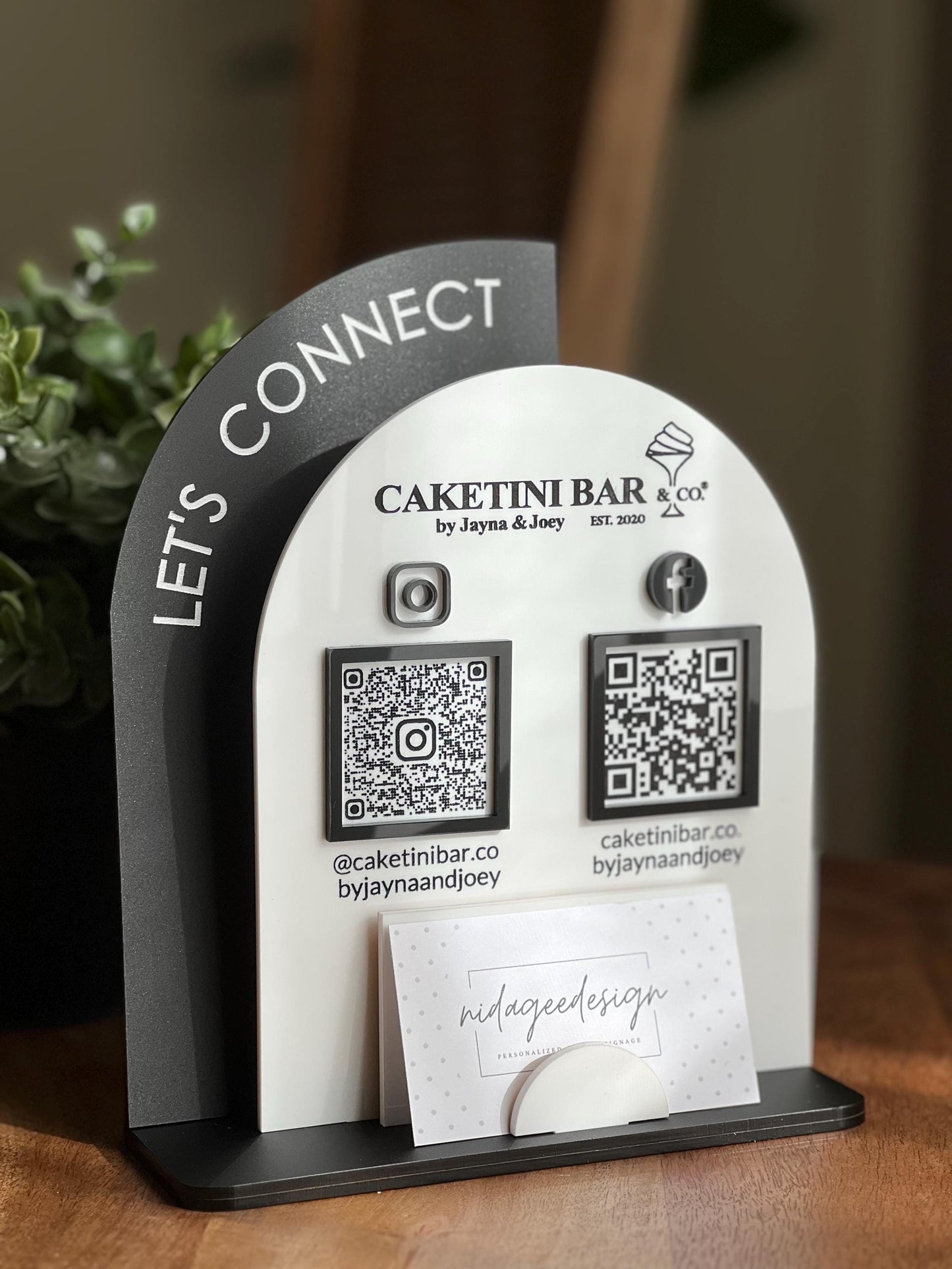 Multi QR Code Business Sign