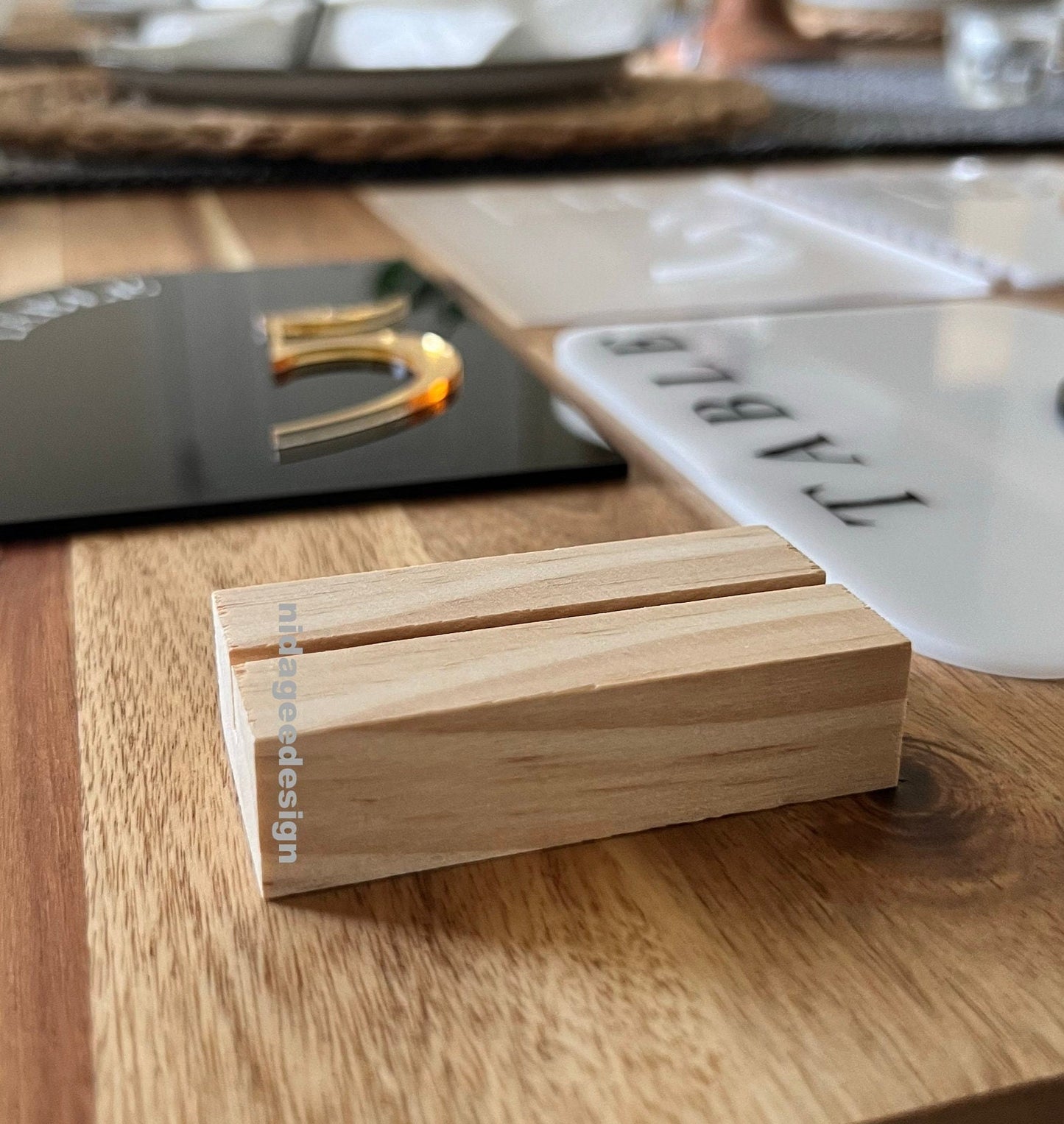 Custom Wedding Table Numbers