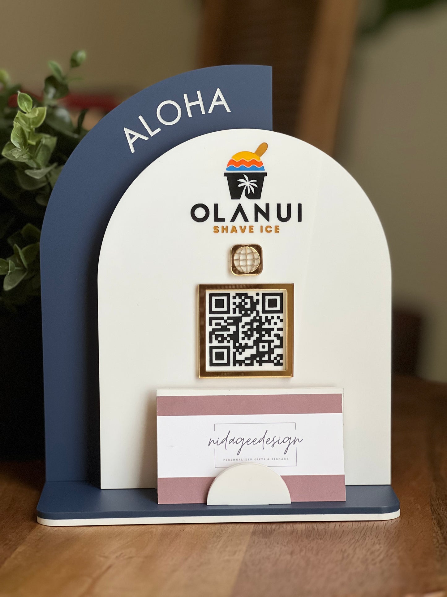 Multi QR Code Business Sign