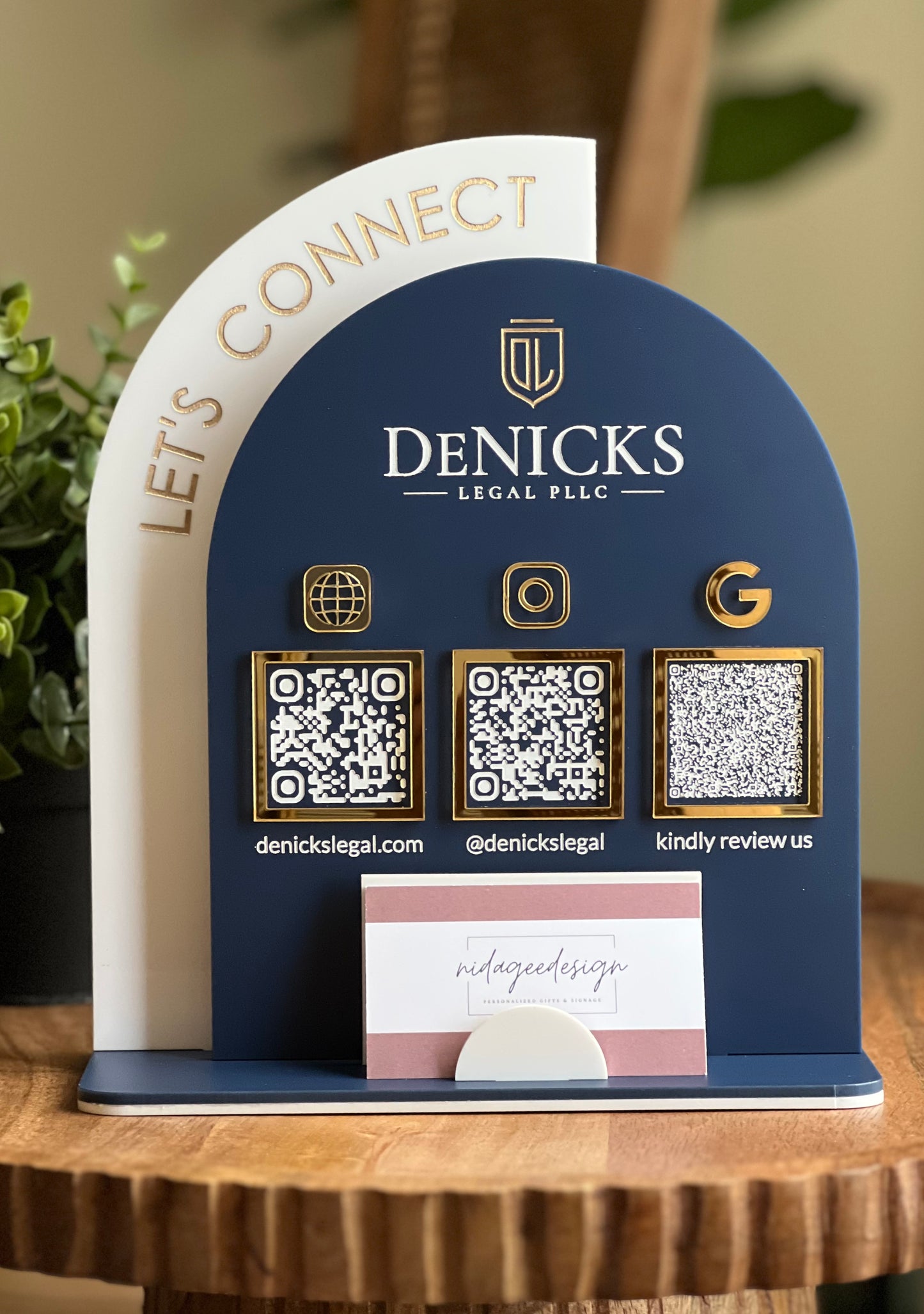 Multi QR Code Business Sign