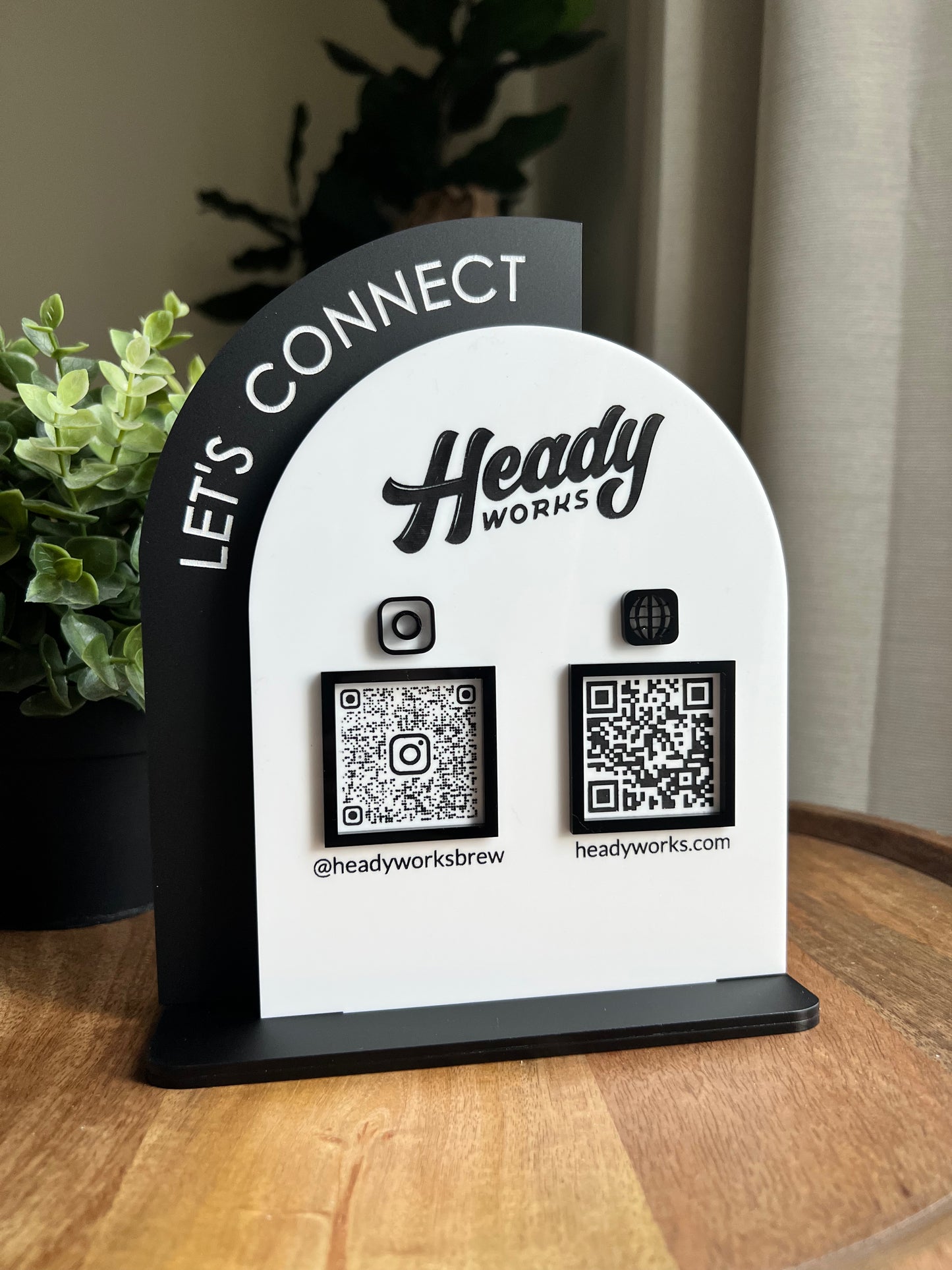 Multi QR Code Business Sign
