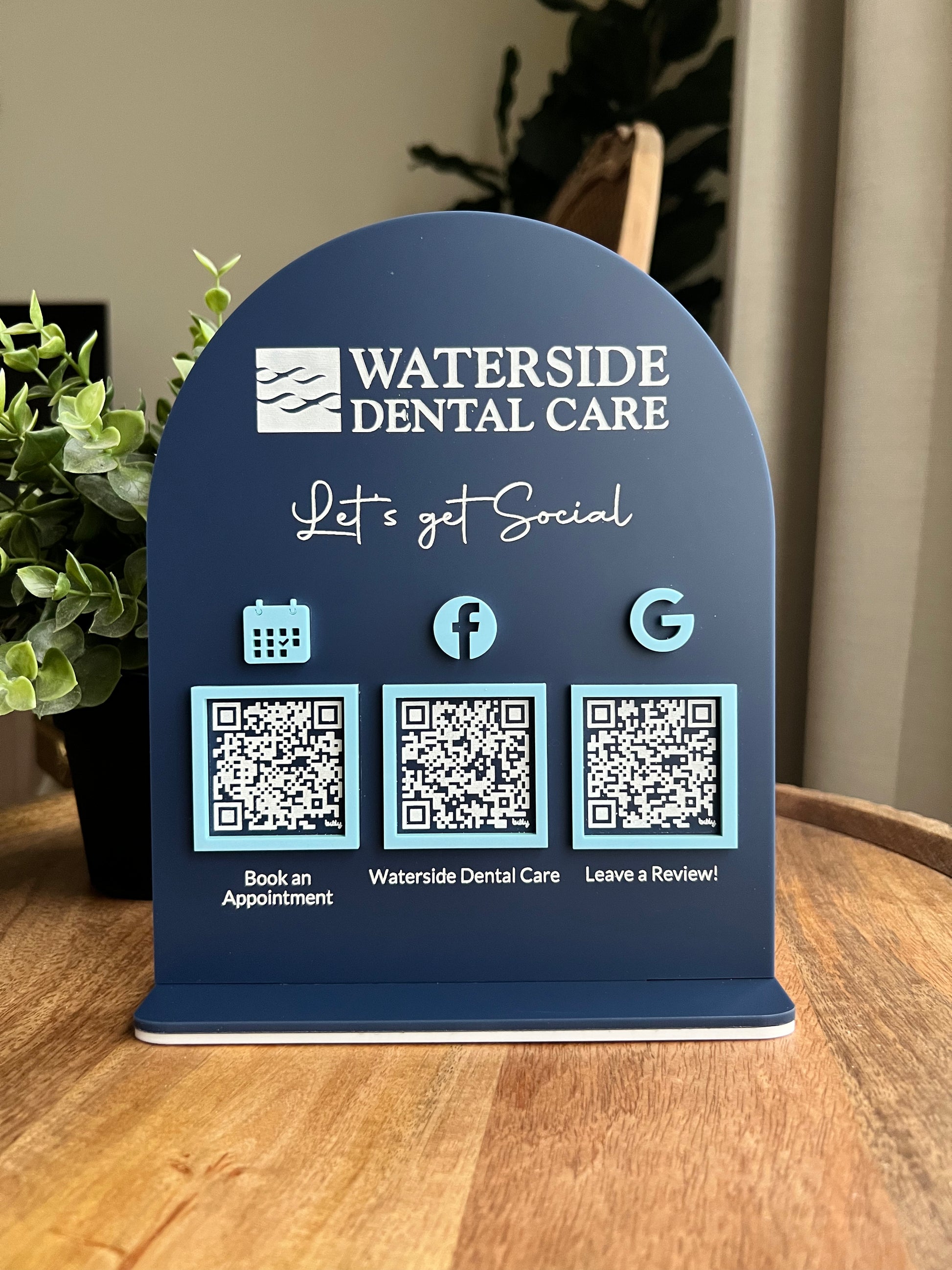 Multi QR Code Business Sign – nidageedesign