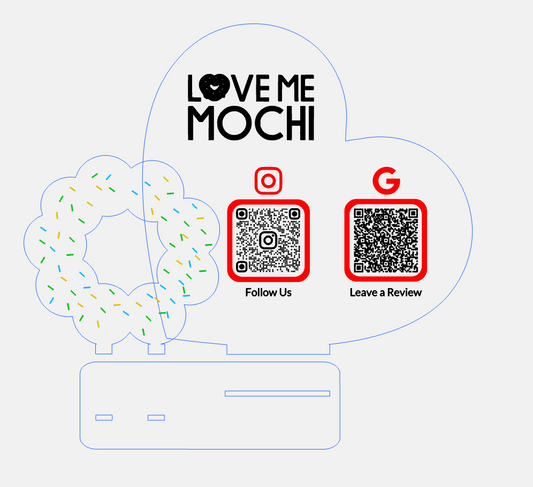 Love Me Mochi Sign