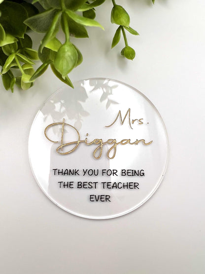 Personalized Teacher Gift Teacher Appreciation