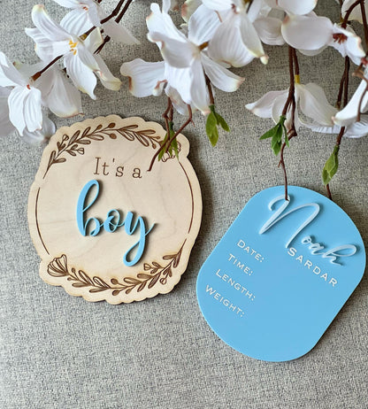 Gender Reveal Surprise Sign