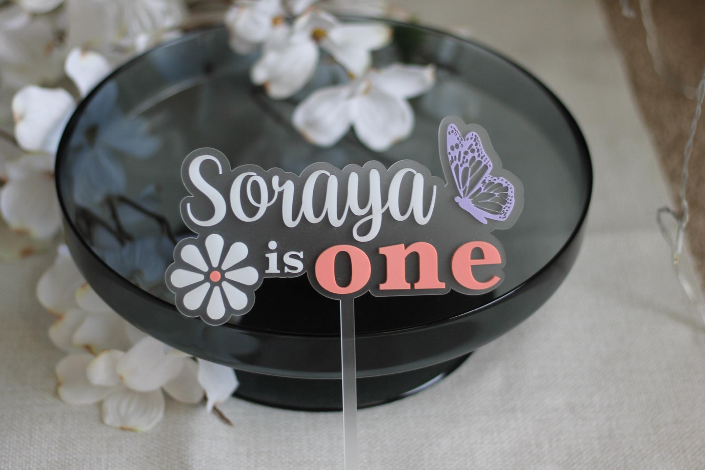Custom Cake Topper Birthday Cake Topper Baby’s First Birthday