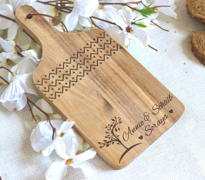 Personalized Acacia Wood Charcuterie Board