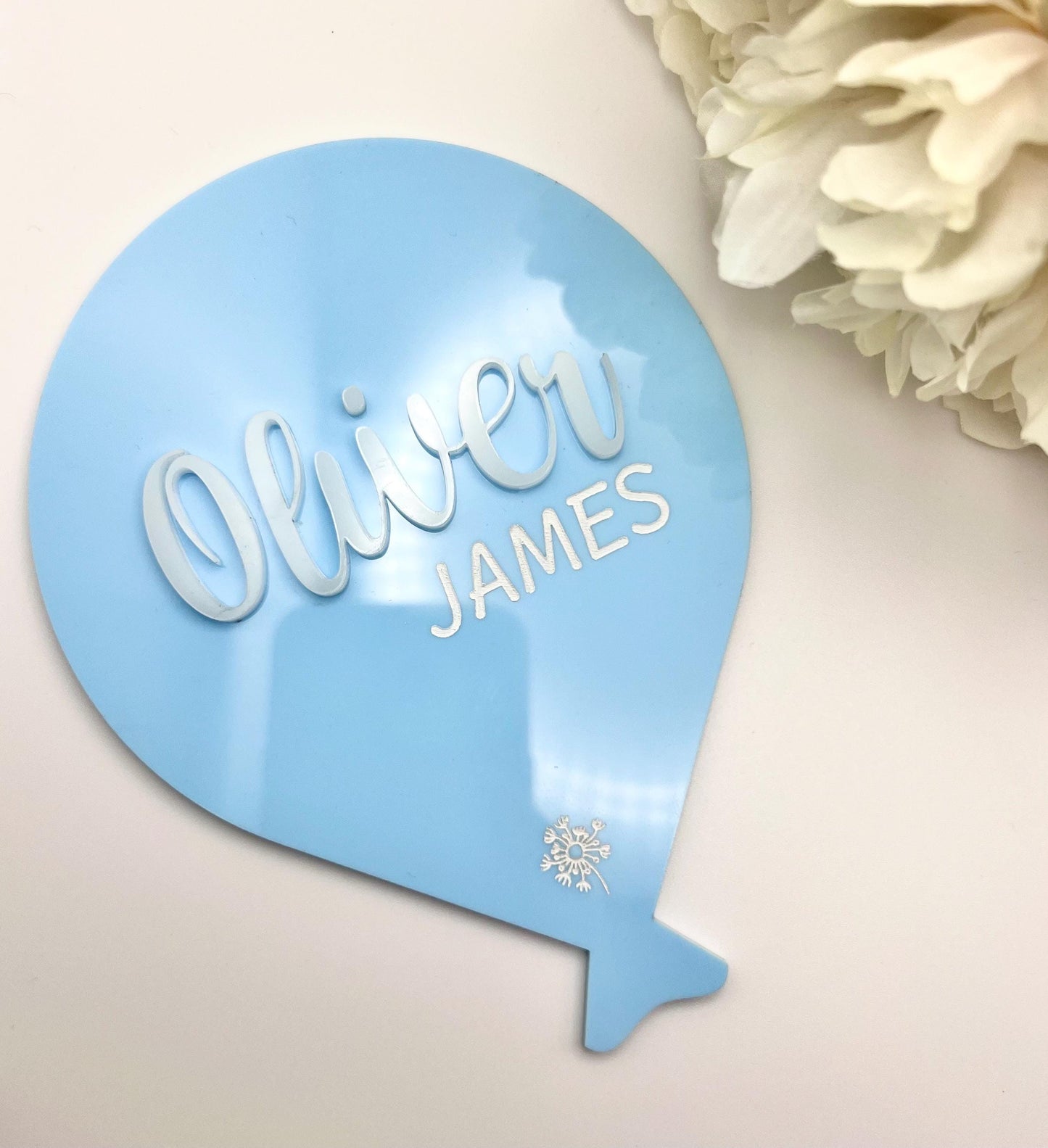 Newborn Name Plaque Photo Prop