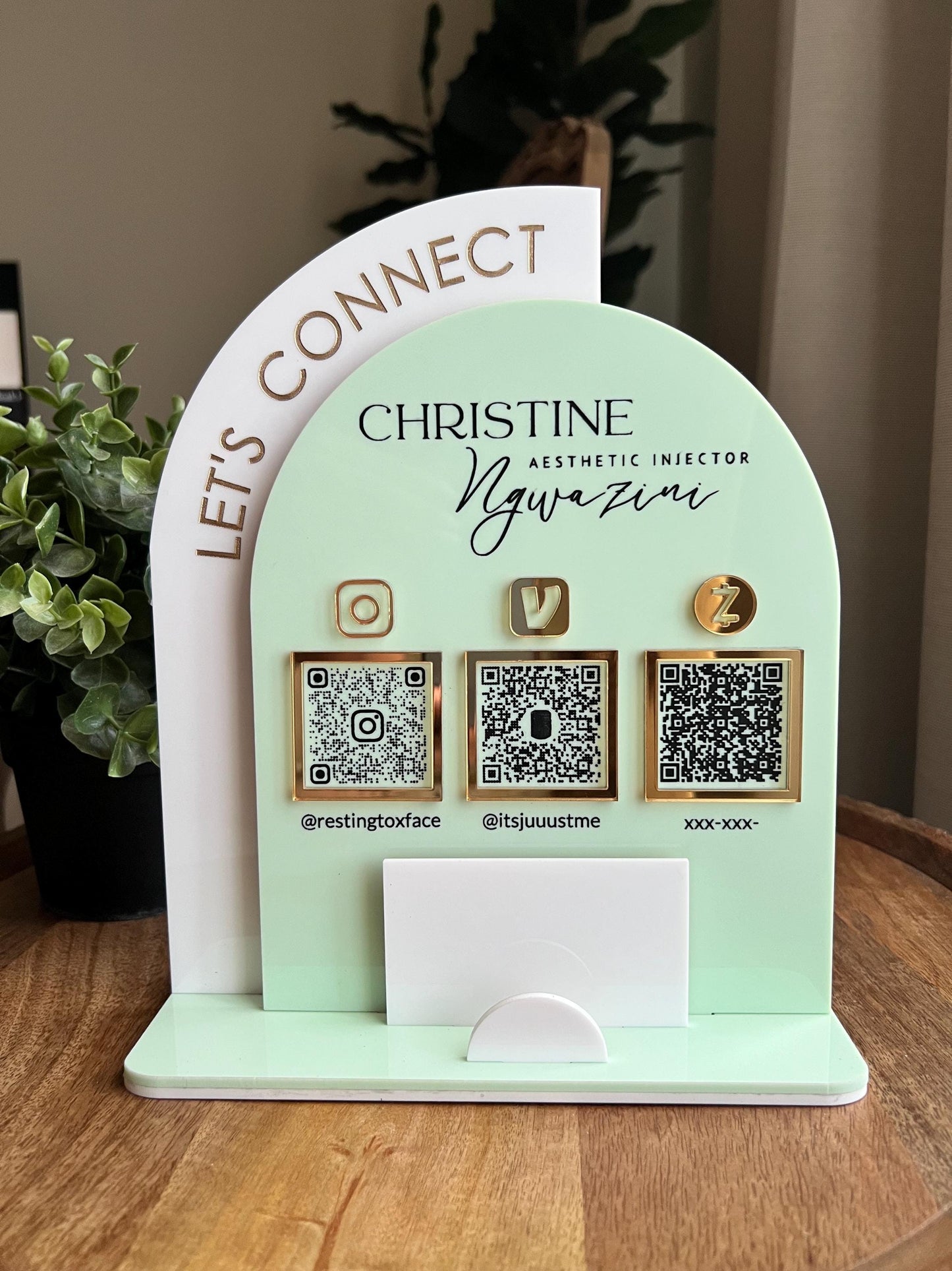 Multi QR Code Business Sign
