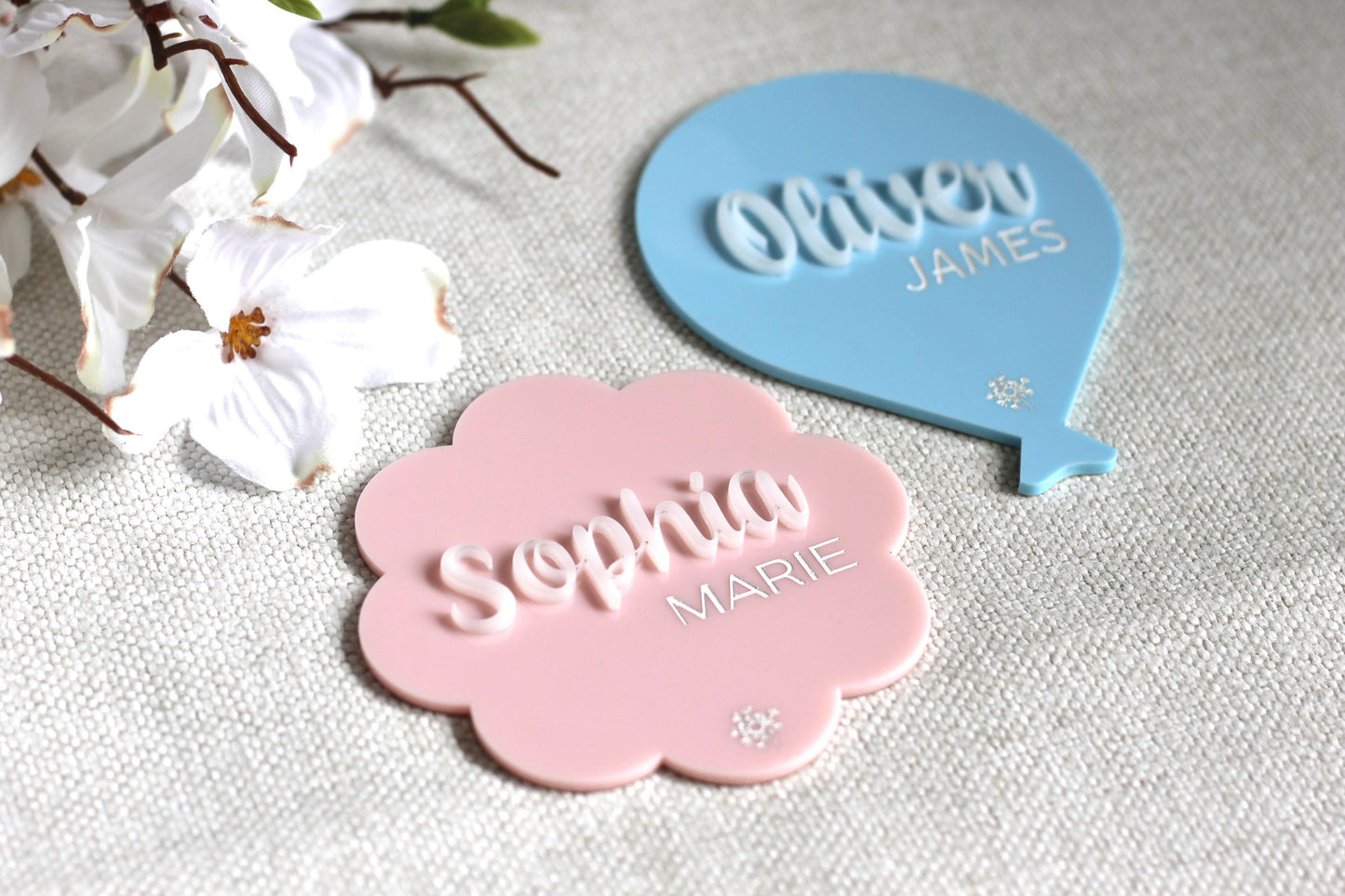 Newborn Name Plaque Photo Prop