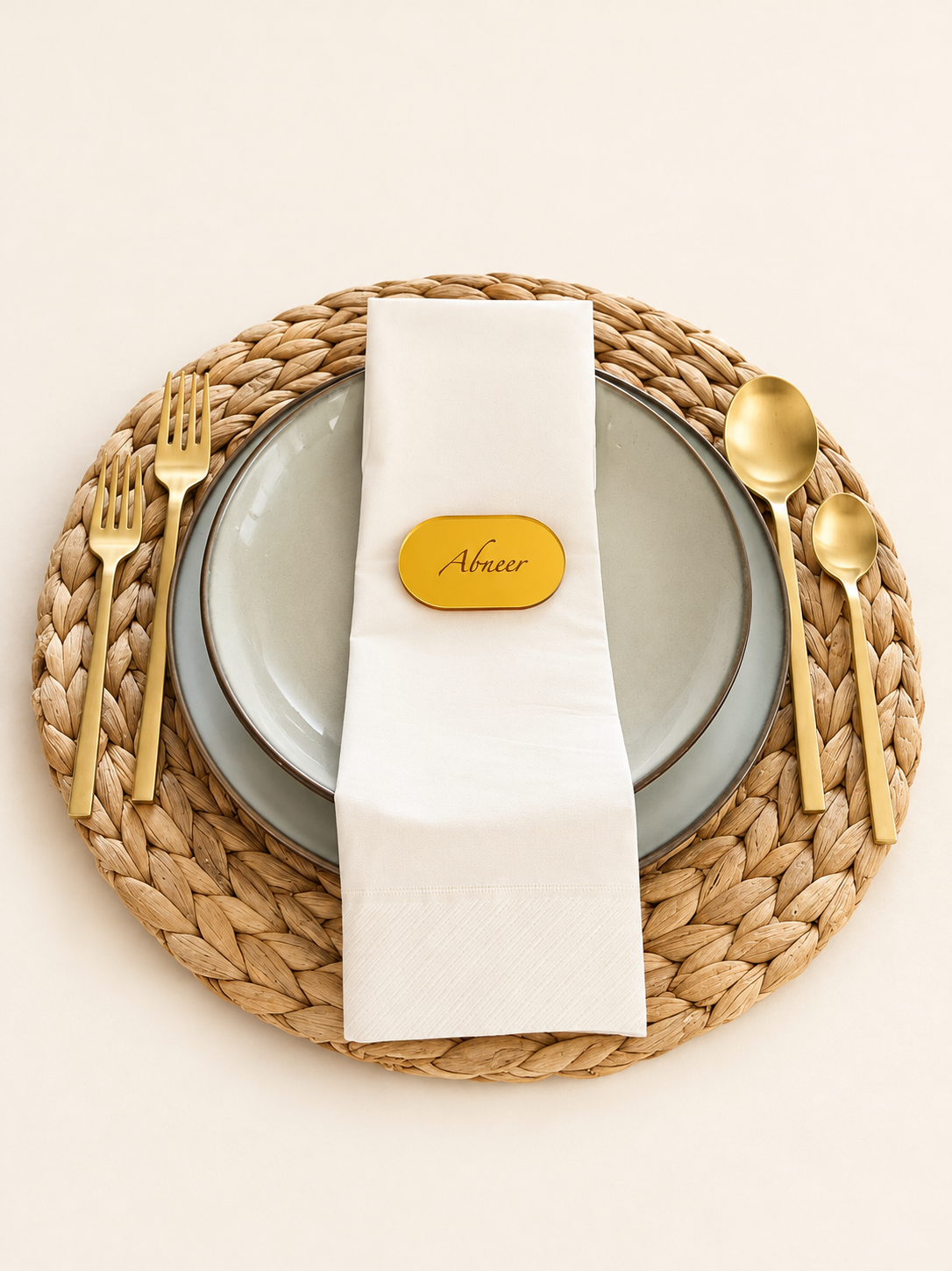 Personalized Engraved Acrylic Place Cards